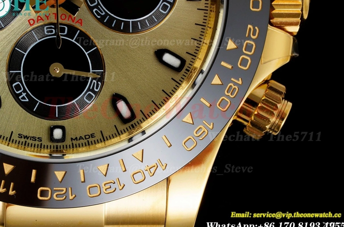 YG BTF 904L Dial SA4130 V2 RU 116518 Daytona Gold 0108